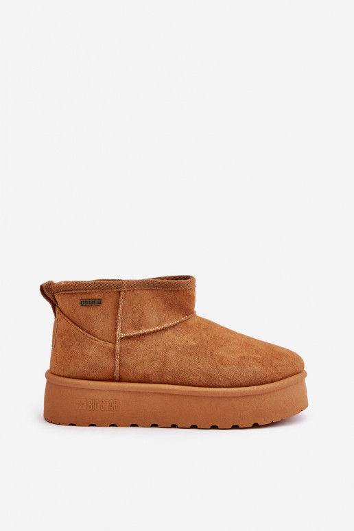 Bottes de neige avec plateforme Big Star marron