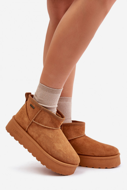 Bottes de neige avec plateforme Big Star marron