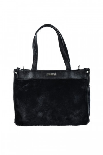 Sac de voyage avec fourrure Big Star OO574067 noir