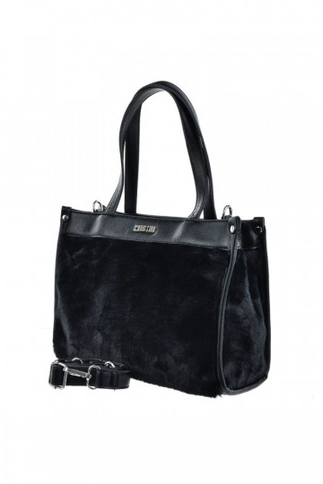 Sac de voyage avec fourrure Big Star OO574067 noir 2