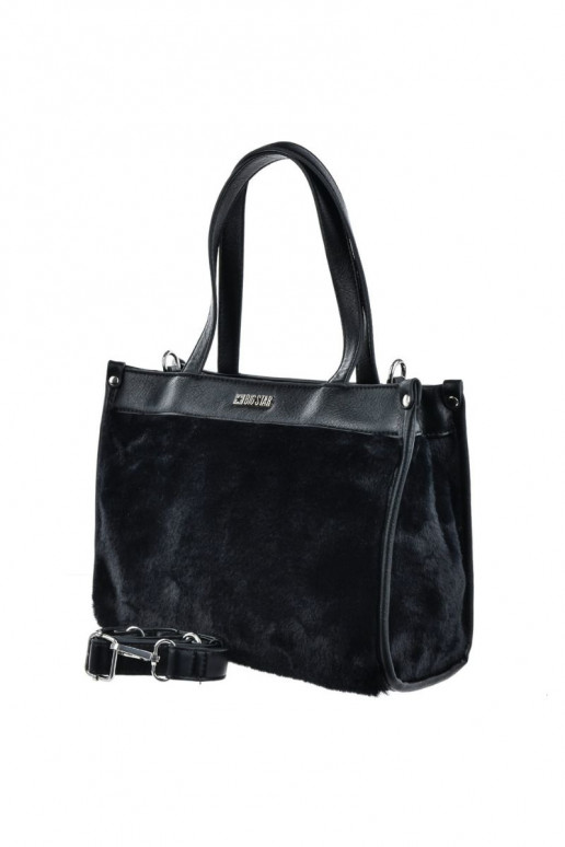 Sac de voyage avec fourrure Big Star OO574067 noir