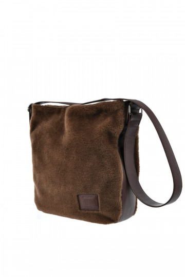 Sac en fausse fourrure Big Star OO574035 marron 2