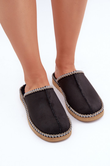 chaussures fait maison Chaussons Z Haftem Féminin Inblu EY000028 couleur noire