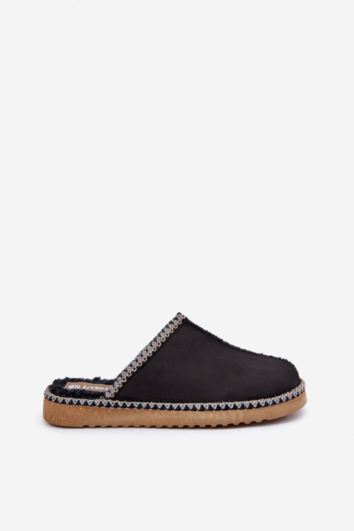 Chaussons Mules Femme Z Haftem Inblu EY000028 noir