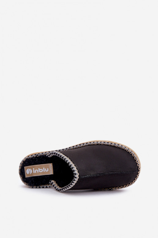 Chaussons Mules Femme Z Haftem Inblu EY000028 noir