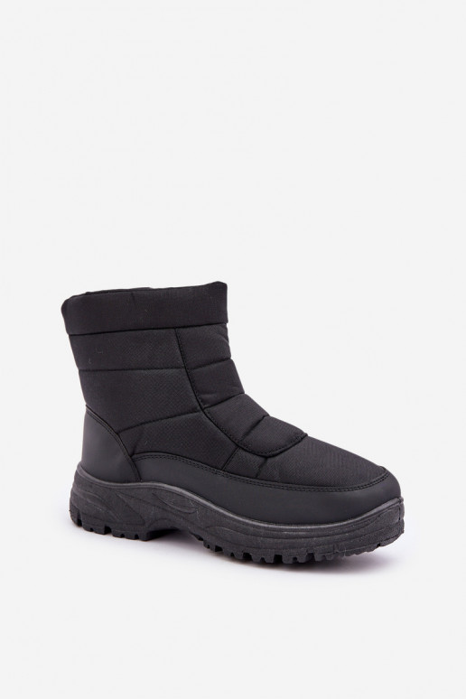 Bottes de neige pour hommes Au Château réchauffer avec de la fourrure à l intérieur couleur noire Linnora Bottes de neige pour hommes Au Château réchauffer avec de la fourrure à l intérieur couleur noire Linnora