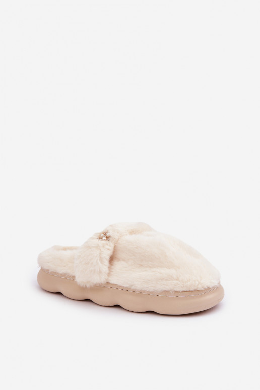 Chaussons Z avec broche couleur ivoire Primaria