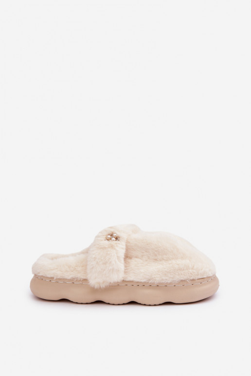 Chaussons Z avec broche couleur ivoire Primaria