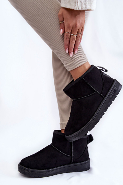 Bottes de neige isolées Big Star noires Bottes de neige isolées Big Star noires