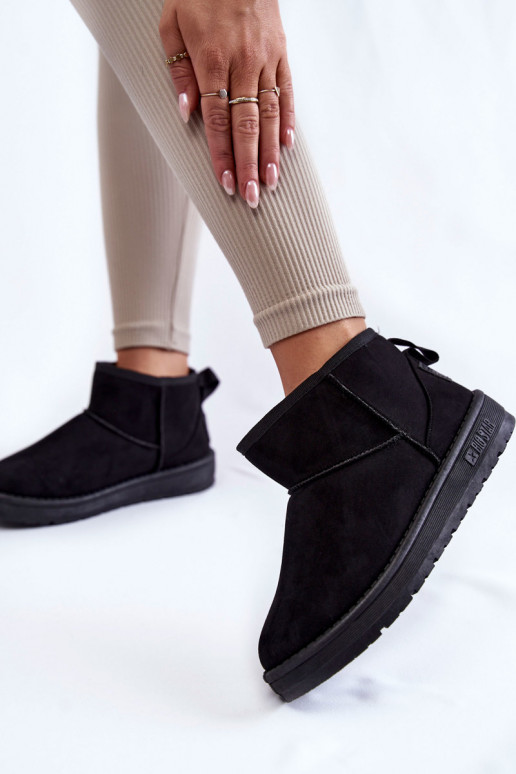 Bottes de neige isolées Big Star noires Bottes de neige isolées Big Star noires