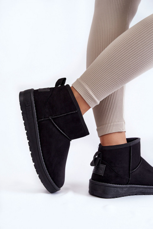 Bottes de neige isolées Big Star noires Bottes de neige isolées Big Star noires