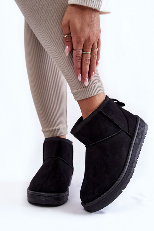 Bottes de neige isolées Big Star noires Bottes de neige isolées Big Star noires