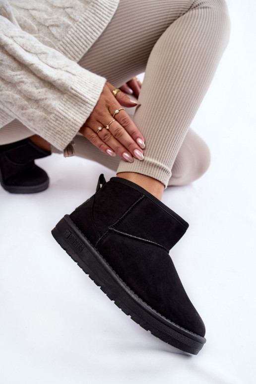 Bottes de neige isolées Big Star noires