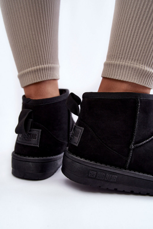 Bottes de neige isolées Big Star noires Bottes de neige isolées Big Star noires