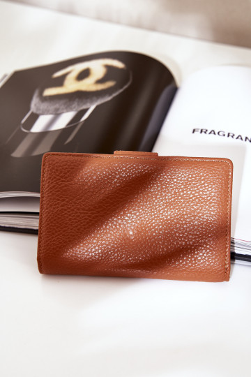 Portefeuille femme en simili cuir marron Isamille 2