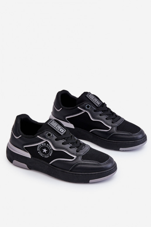 Baskets de sport femmes Big Star LL274443 noires et grises
