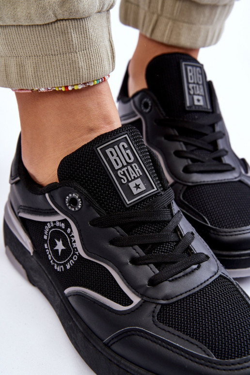 Baskets de sport femmes Big Star LL274443 noires et grises