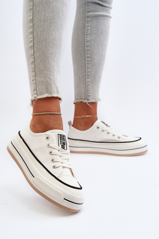 Chaussures de femme Big Star NN274205 couleur blanche Chaussures de femme Big Star NN274205 couleur blanche