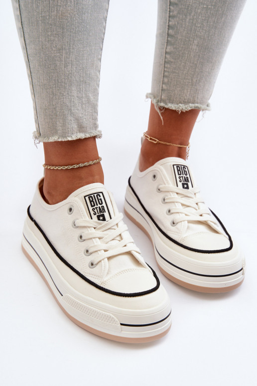 Chaussures de femme Big Star NN274205 couleur blanche Chaussures de femme Big Star NN274205 couleur blanche