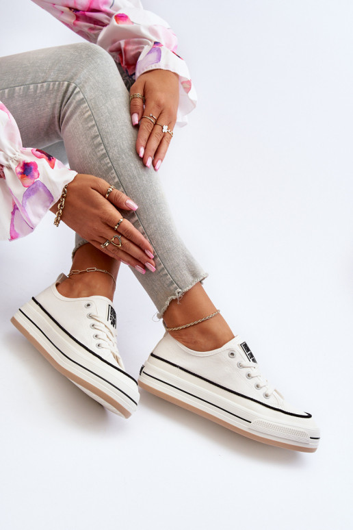 Chaussures de femme Big Star NN274205 couleur blanche Chaussures de femme Big Star NN274205 couleur blanche