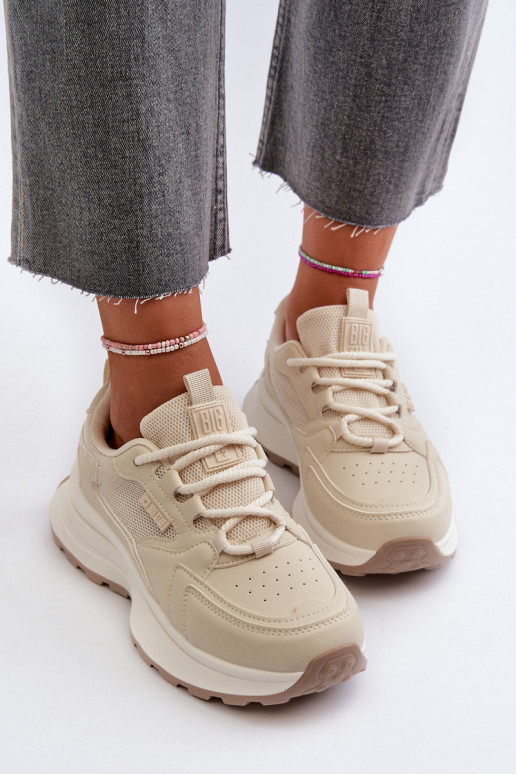 Baskets femmes HI-POLY SYSTEM Big Star NN274A105 couleur sable