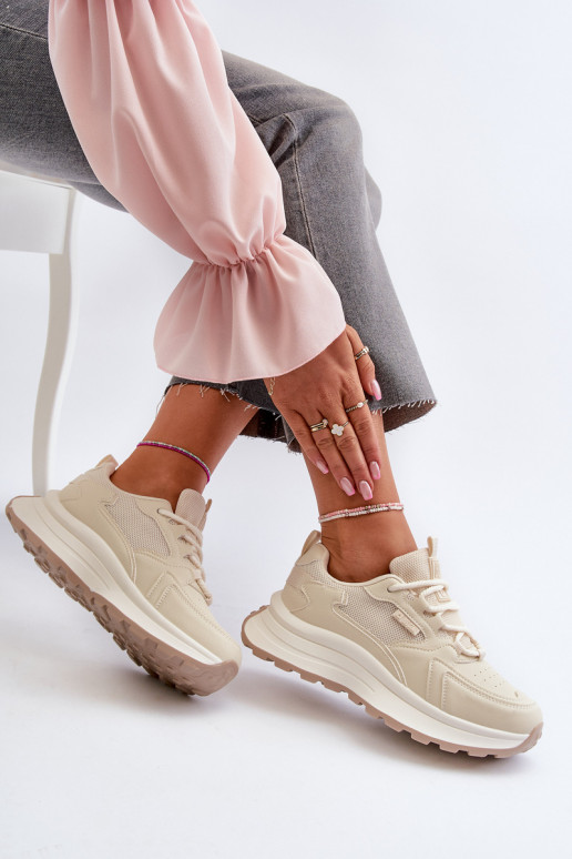 Baskets femmes HI-POLY SYSTEM Big Star NN274A105 couleur sable