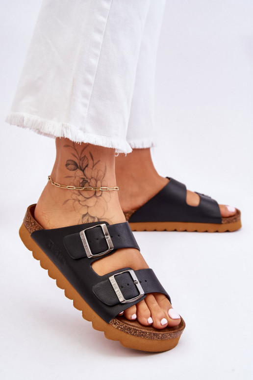 Mules classiques pour femmes Big Star LL274477 noires