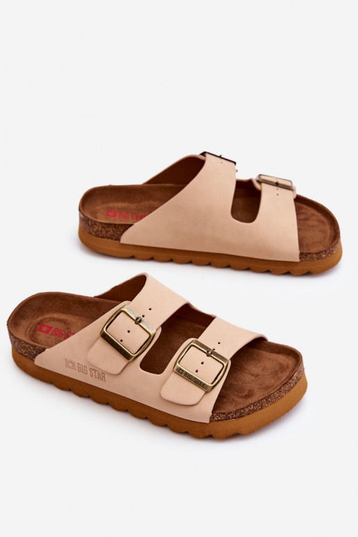 Modèle classique Féminin Chaussons Big Star LL274478 beige Modèle classique Féminin Chaussons Big Star LL274478 beige