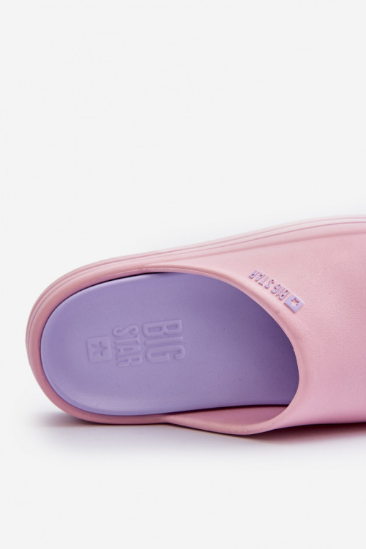 Mules avec plateforme Big Star NN274A035 roses