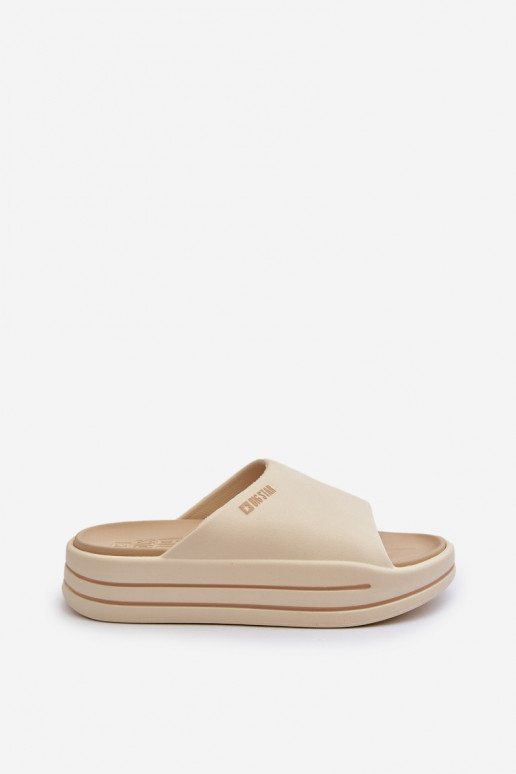 Mules avec plateforme Big Star NN274A034 couleur sable