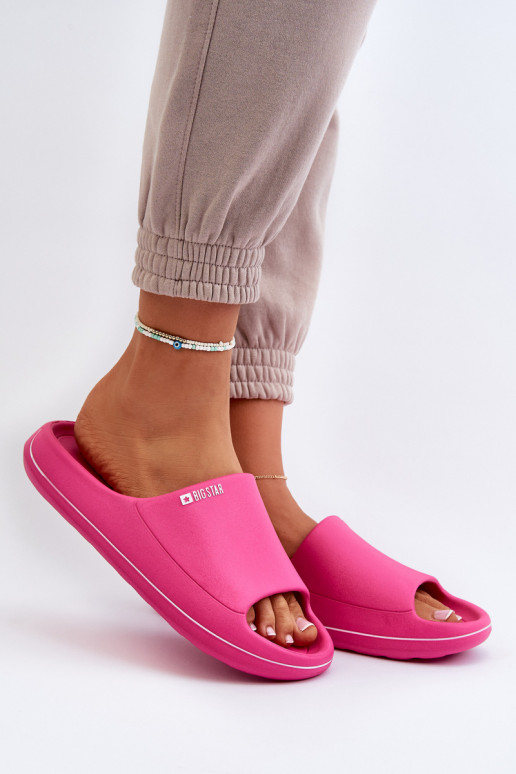 Pantoufles pour femmes Big Star NN274A041 couleur rose  Pantoufles pour femmes Big Star NN274A041 couleur rose
