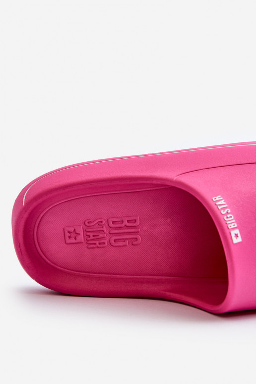 Pantoufles pour femmes Big Star NN274A041 couleur rose  Pantoufles pour femmes Big Star NN274A041 couleur rose