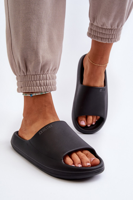 Pantoufles pour femmes Big Star NN274A042 couleur noire  Pantoufles pour femmes Big Star NN274A042 couleur noire