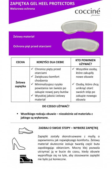 Coccine Gel Talon Protecteurs protège-talon 2