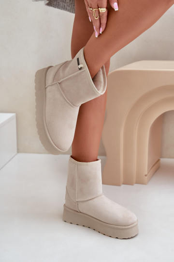 Bottes de neige montantes...