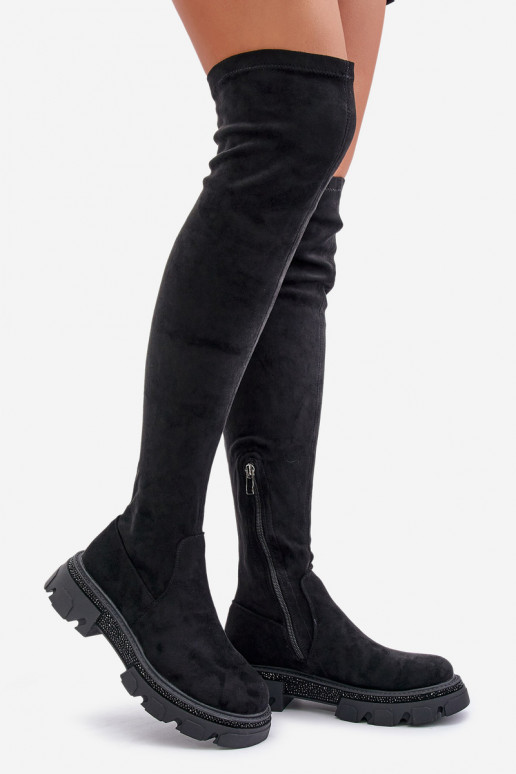 Bottes hautes pour femmes au-dessus... Bottes hautes pour femmes au-dessus...