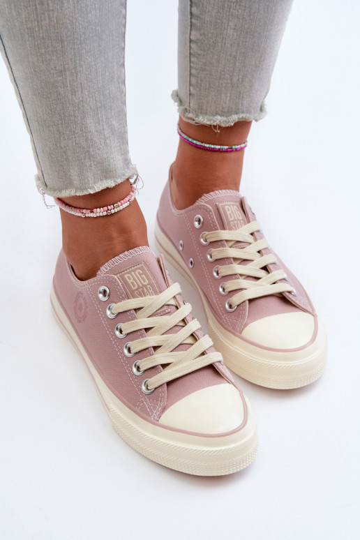 Faible Chaussures de loisirs Big Star NN274270 couleur rose Faible Chaussures de loisirs Big Star NN274270 couleur rose
