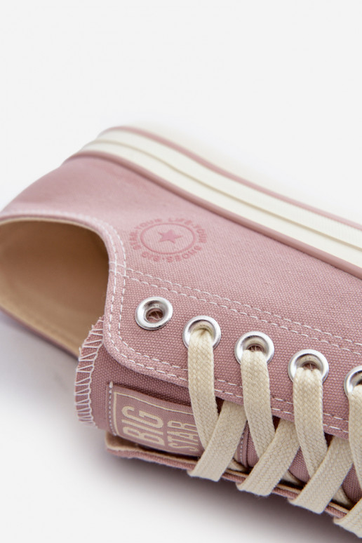 Faible Chaussures de loisirs Big Star NN274270 couleur rose Faible Chaussures de loisirs Big Star NN274270 couleur rose