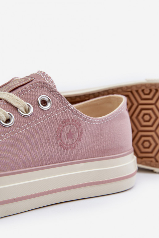 Faible Chaussures de loisirs Big Star NN274270 couleur rose Faible Chaussures de loisirs Big Star NN274270 couleur rose