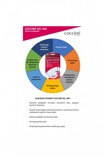 Coccine Semelles intérieures en gel pour chaussures Gel Air 2