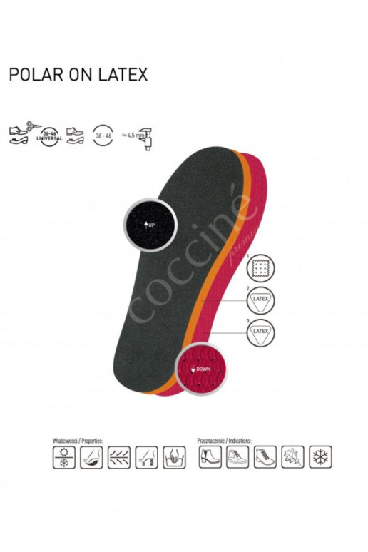 Coccine Dziecięca semelle intérieure ZimoÀa Polar Sur le latex Do DANSycinania 19-35 Coccine Dziecięca semelle intérieure ZimoÀa Polar Sur le latex Do DANSycinania 19-35