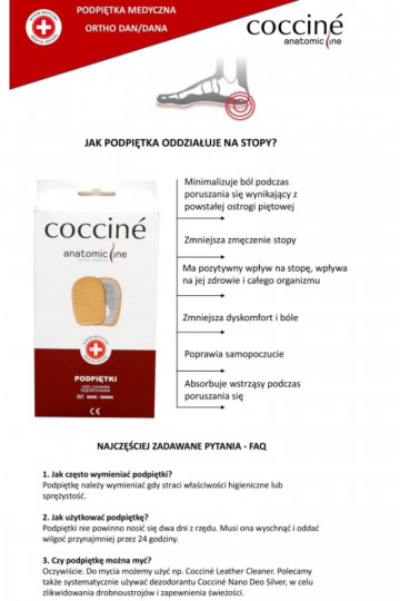 COCCINE ORTHO DAN Semelles Pour Éperons Calcanéens 2