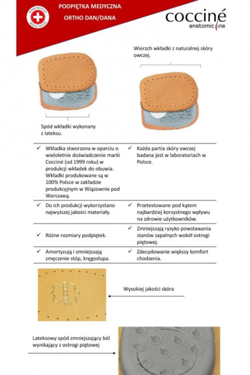 COCCINE ORTHO DAN Chaussettes à talons Activé Ostrogi PiętoÀe COCCINE ORTHO DAN Chaussettes à talons Activé Ostrogi PiętoÀe