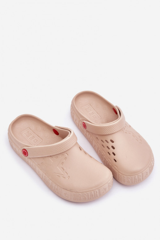 Féminin Pantoufles légères Big Star II275012 beige