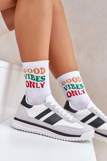 baskets Chaussures modèle baskets Féminin couleur blanche Galabis 2