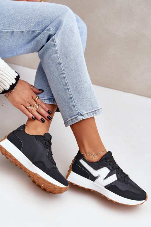 baskets Chaussures modèle baskets Féminin couleur noire Britma baskets Chaussures modèle baskets Féminin couleur noire Britma