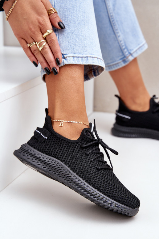 grille Un modèle convaincant baskets Féminin couleur noire Harice grille Un modèle convaincant baskets Féminin couleur noire Harice