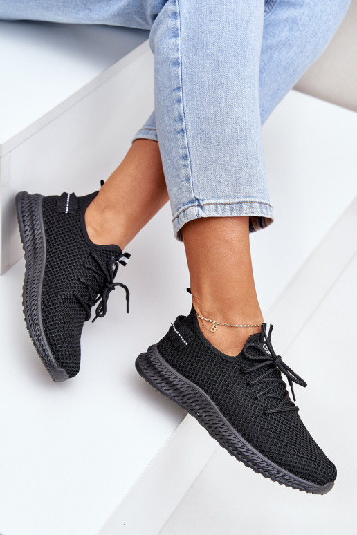 grille Un modèle convaincant baskets Féminin couleur noire Harice grille Un modèle convaincant baskets Féminin couleur noire Harice