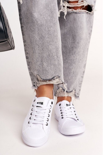 Féminin Baskets BIG STAR DANS274835 couleur blanche 2