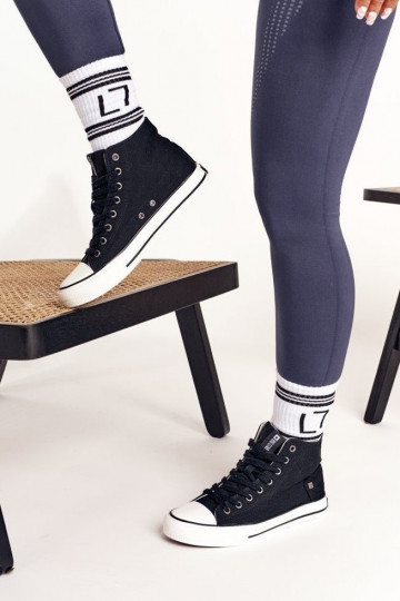 Féminin chaussures de loisirs à semelles Big Star DD274330 couleur noire
